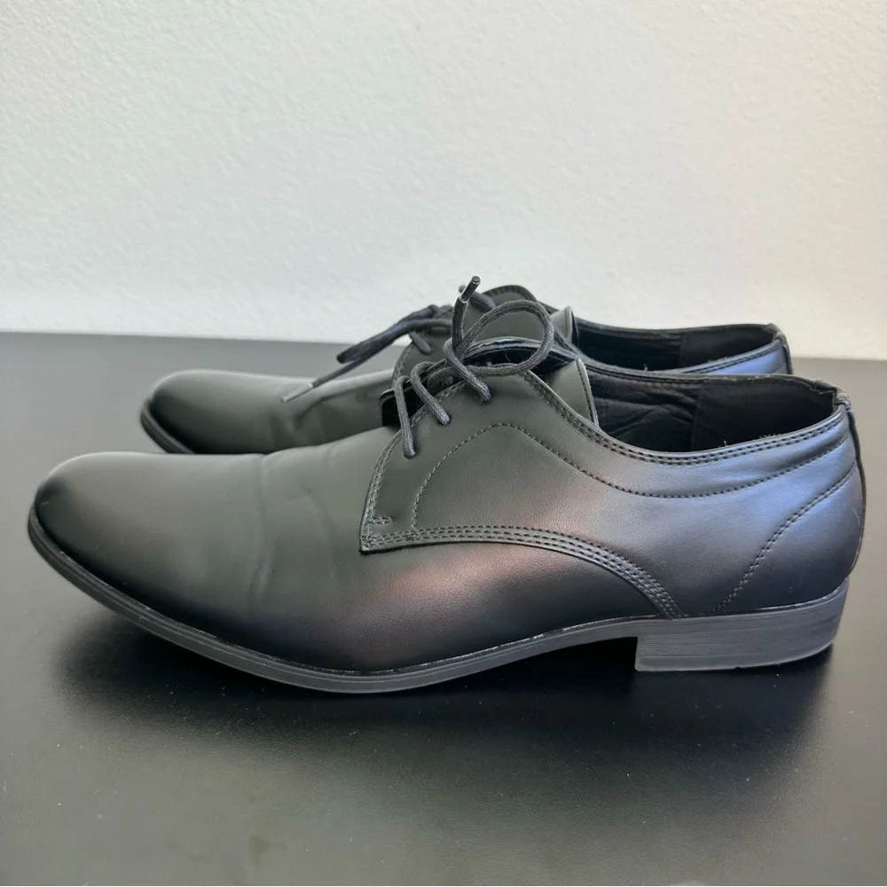 Perry‎ Ellis Portfolio Men's Classic Black Oxfords Size: 9.5